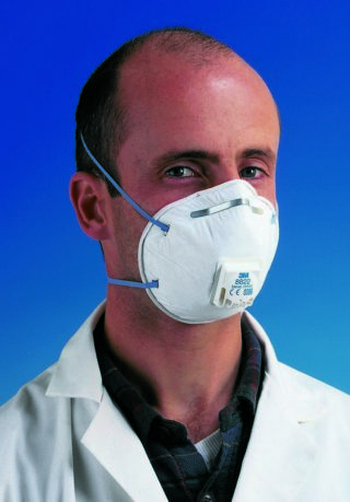 3M 8822 Classic stofmasker FFP2 met ventiel