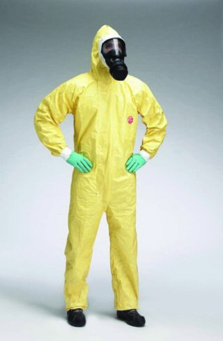 Tychem 2000 C chemie wegwerpoverall