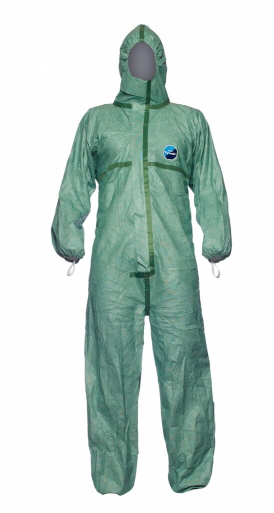 Tyvek 600 Plus Green wegwerpoverall